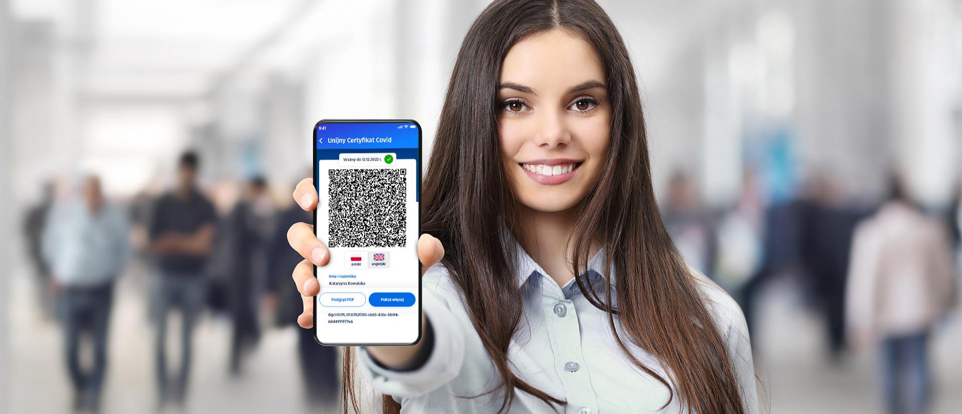 zdjęcie użytkowniczki kodu QR