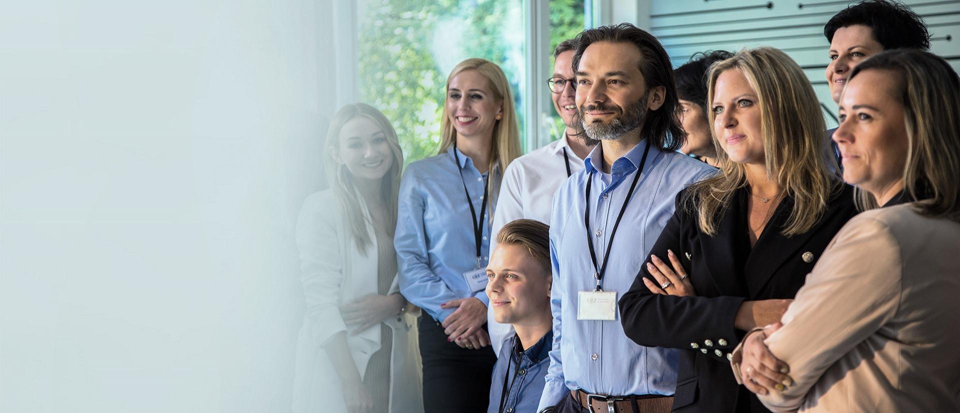 pracownicy Centrum e-Zdrowia - zdjęcie grupowe